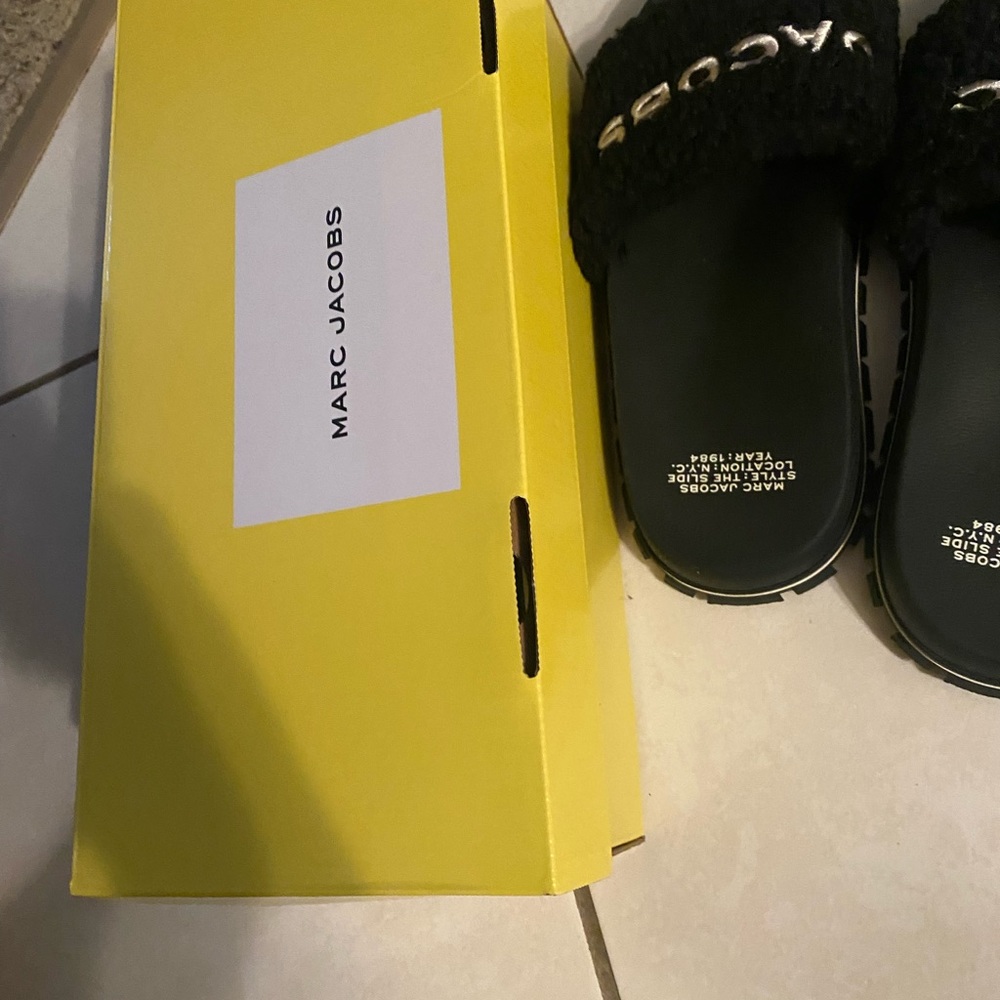 Marc Jacobs Teddy Slides Authentic Purchased Janu… - image 3